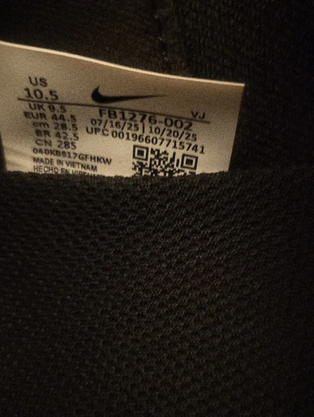 Nike Free Run  Men’s Black and White Slip-On Knit Sneakers